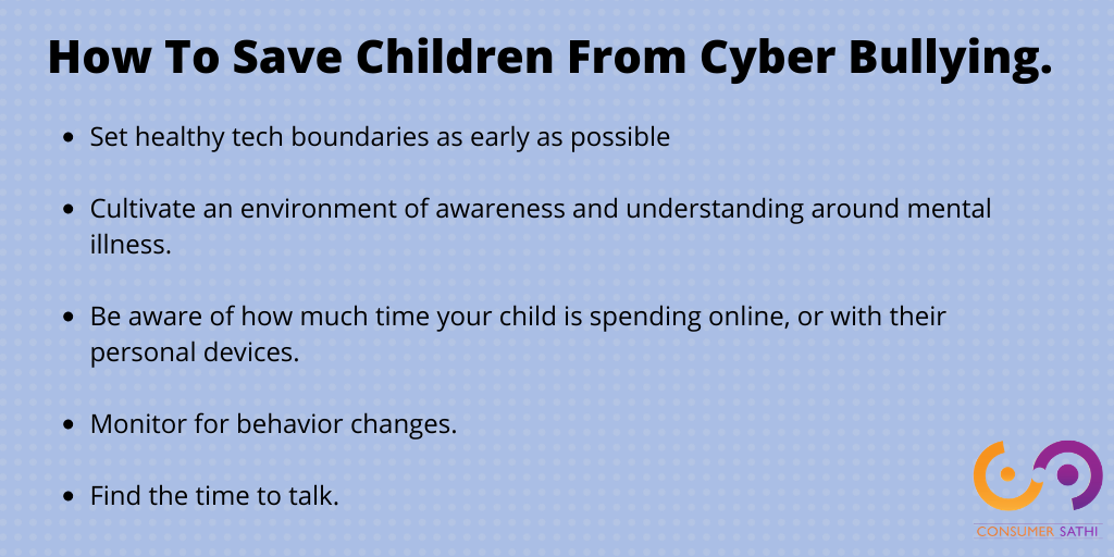 Save children from cyber bullying